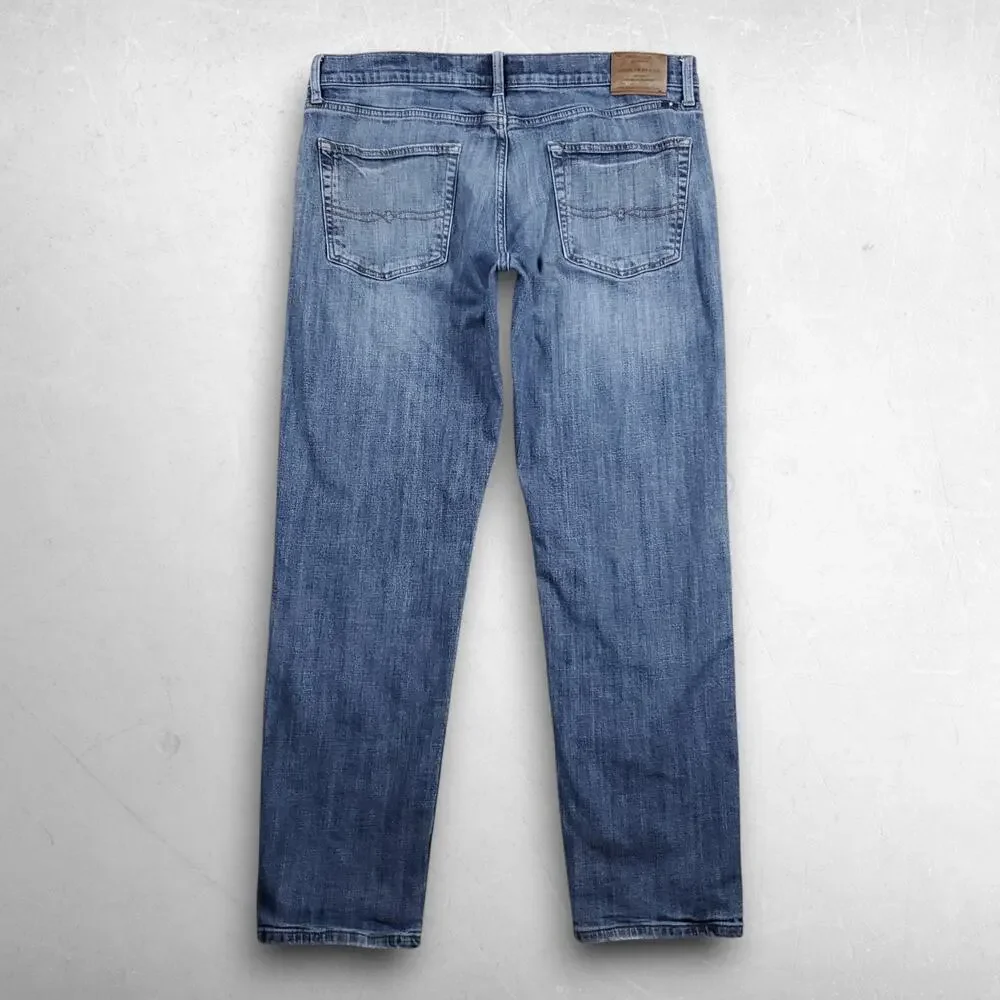 Lucky Brand 221 Straight Jeans Men 38 Blue Stretch Y2K Denim Classic Casual
